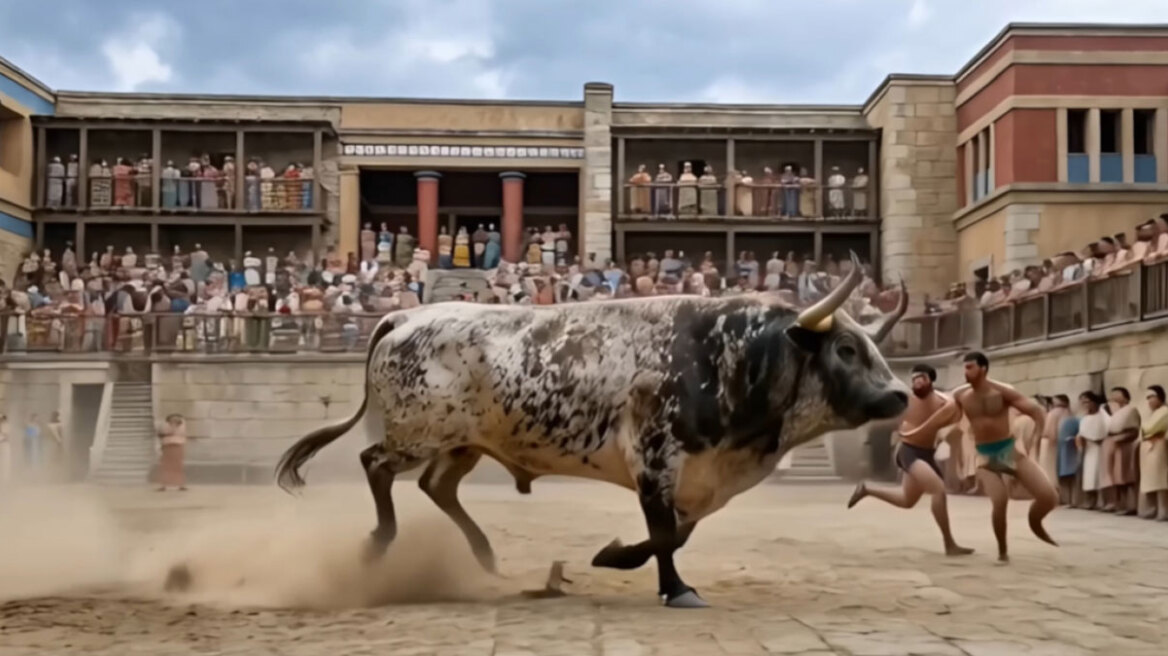 Η Κνωσός του 1700 π.Χ. «ζωντανεύει» με την βοήθεια του AI, δείτε βίντεο με την εντυπωσιακή αναπαράσταση
