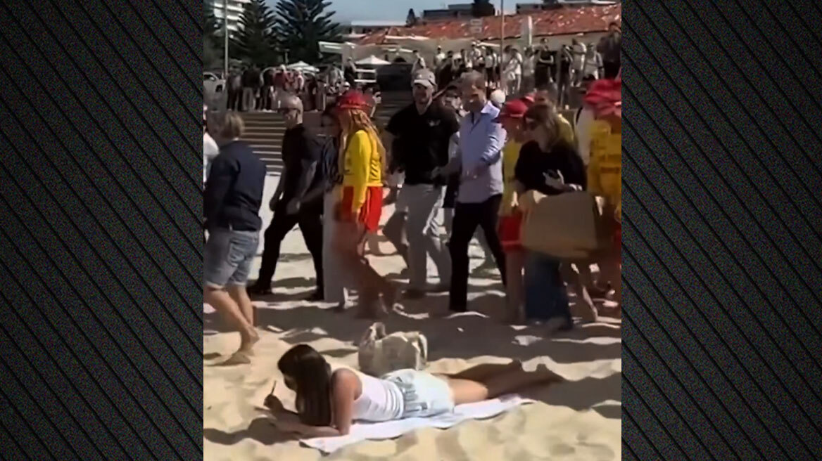 Viral έγινε λουόμενη σε παραλία του Σίδνεϊ που αγνόησε τον πρίγκιπα Χάρι και την Μέγκαν Μαρκλ, δείτε βίντεο