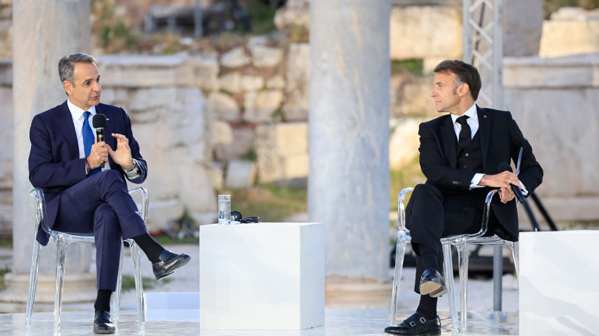 Ελλάς - Γαλλία μόνιμη συμμαχία: Μητσοτάκης και Μακρόν δίνουν ραντεβού στη φρεγάτα  «Κίμων», υπογράφουν ανανέωση της στρατηγικής συνεργασίας

