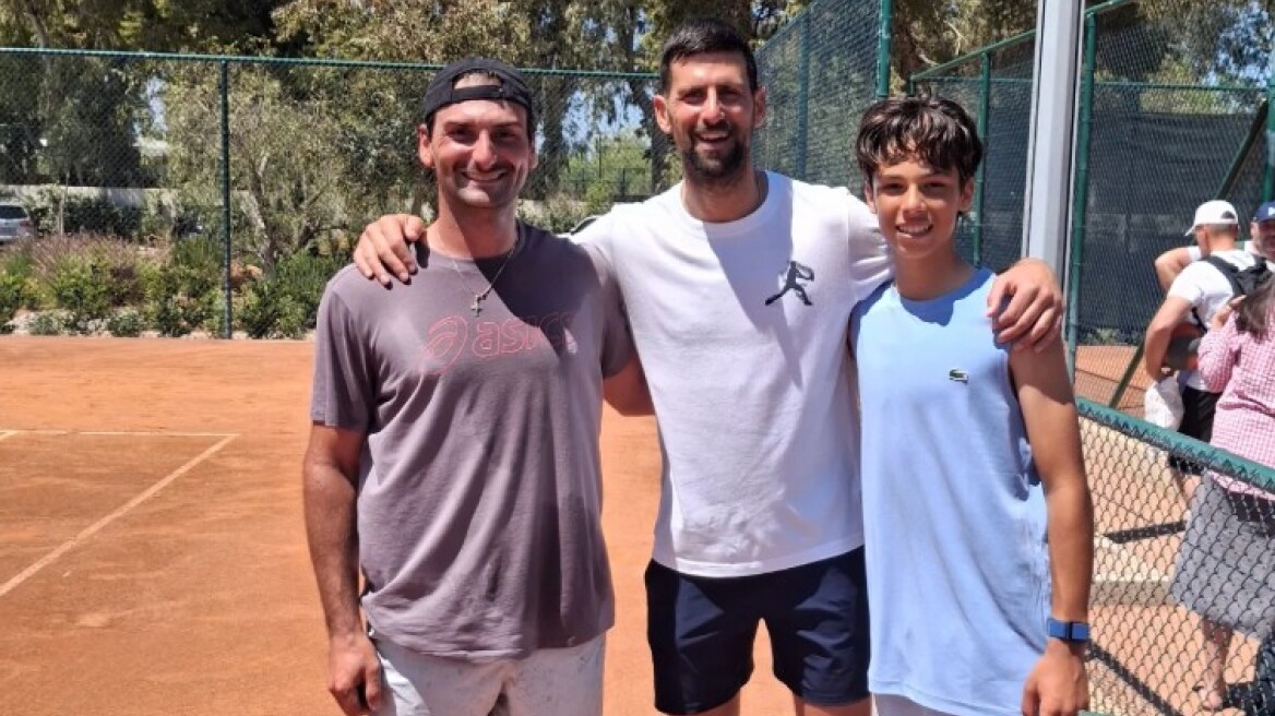 O Παγώνης συνάντησε κι ευχαρίστησε τον Τζόκοβιτς