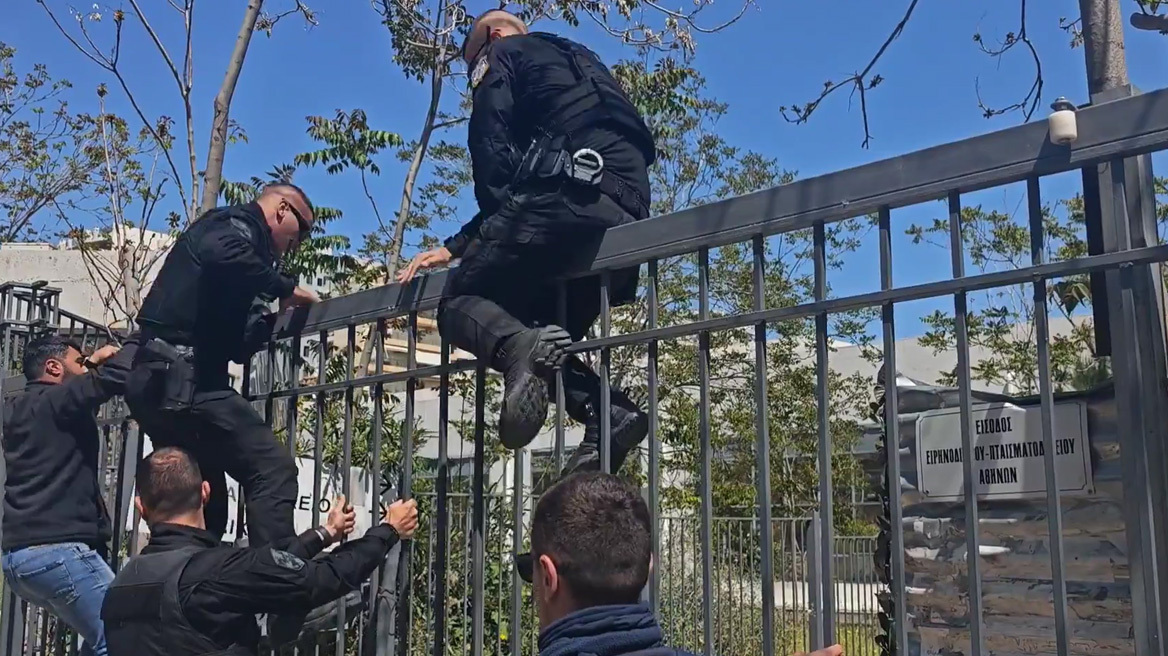 Αστυνομικοί της ΔΙΑΣ και της ΟΠΚΕ έκαναν έφοδο στο Εφετείο στο πλαίσιο αναζήτησης του 89χρονου που πυροβόλησε με καραμπίνα, δείτε βίντεο