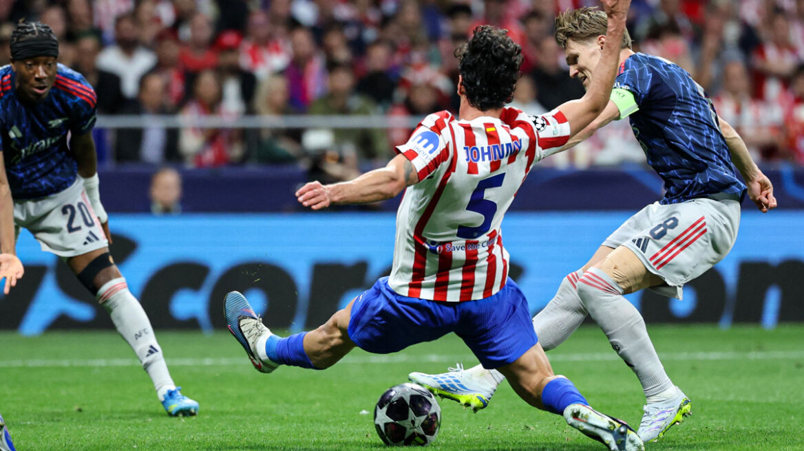 Ατλέτικο και Άρσεναλ έμειναν στο 1-1, στη Μαδρίτη και το εισιτήριο για τον τελικό του Champions League θα κριθεί στο Λονδίνο, δείτε τα γκολ