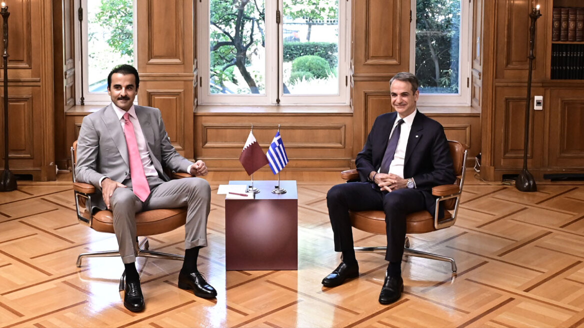 «Ευχαριστώ την Ελλάδα για τη στάση της»: Ο εμίρης του Κατάρ σε Μητσοτάκη με μηνύματα για νέες επενδύσεις και επαίνους για την ελληνική οικονομία 