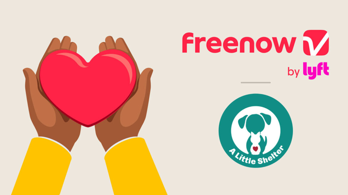 Κάθε διαδρομή, μια πράξη αγάπης: Το Freenow by Lyft γίνεται συνοδοιπόρος του A Little Shelter για τα αδέσποτα ζώα
