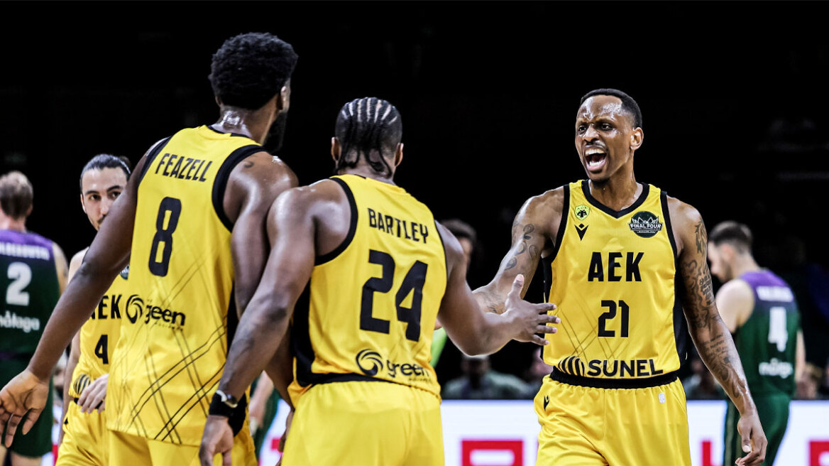Μάλαγα - ΑΕΚ 52-68 (Δ' περίοδος): Φουλάρει για τον τελικό η Ένωση,  live 