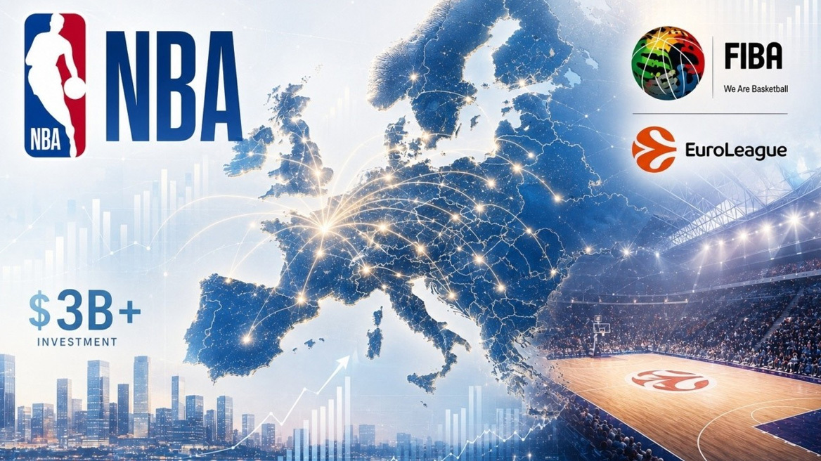 Πώς το NBA επιχειρεί με 3 δισ. δολάρια στη «φαρέτρα» του να αλλάξει τους κανόνες στο ευρωπαϊκό μπάσκετ
