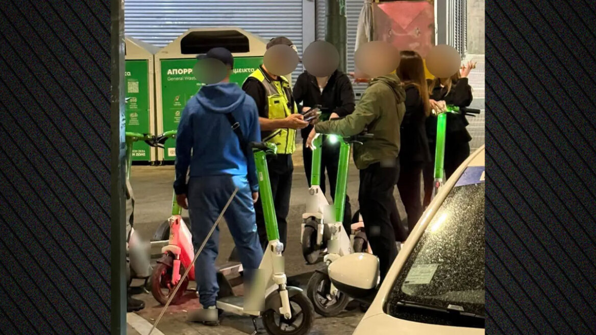Σαρωτικοί έλεγχοι της Τροχαίας για τα ηλεκτρικά πατίνια με 214 παραβάσεις και 8 μεθυσμένους οδηγούς