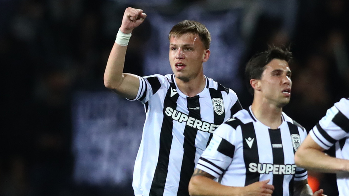ΠΑΟΚ - ΑΕΚ 1-1: Έμεινε ζωντανός για τη 2η θέση με λυτρωτή τον Μύθου, δείτε τα γκολ
