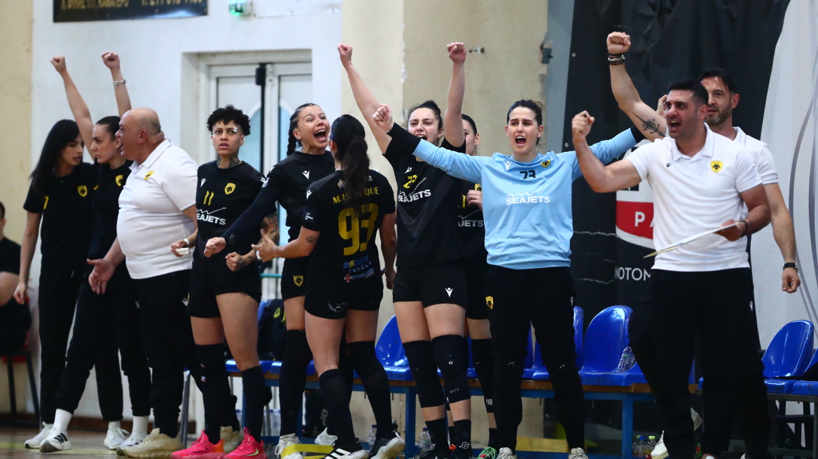 ΑΕΚ - ΠΑΟΚ 37-36: Η Ένωση έκανε το 1-0 στους τελικούς της Α1 χάντμπολ γυναικών και απέκτησε προβάδισμα για τον τίτλο
