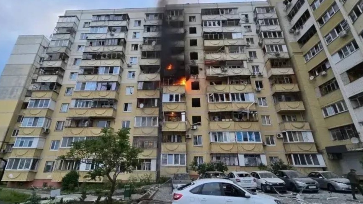 Εννέα τραυματίες από ουκρανικό drone σε πολυκατοικία στο Μπέλγκοροντ 