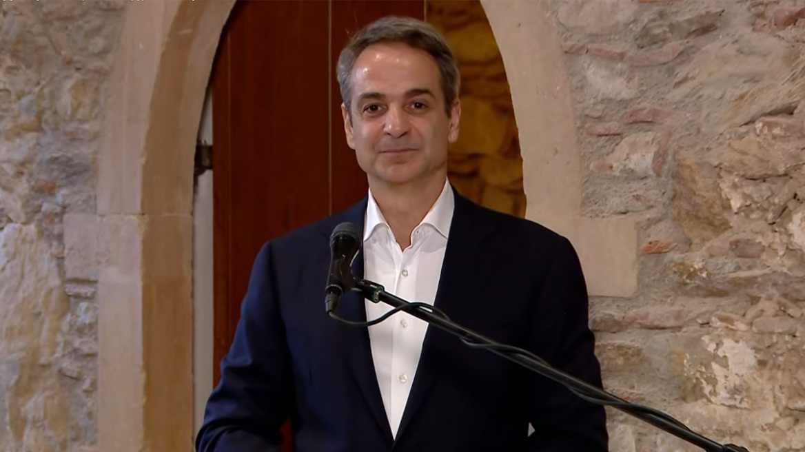 Ο Μητσοτάκης στο Παλάτι των Δεσποτών στον Μυστρά: Ο πολιτισμός αποτελεί αλυσίδα της εθνικής μας ισχύος