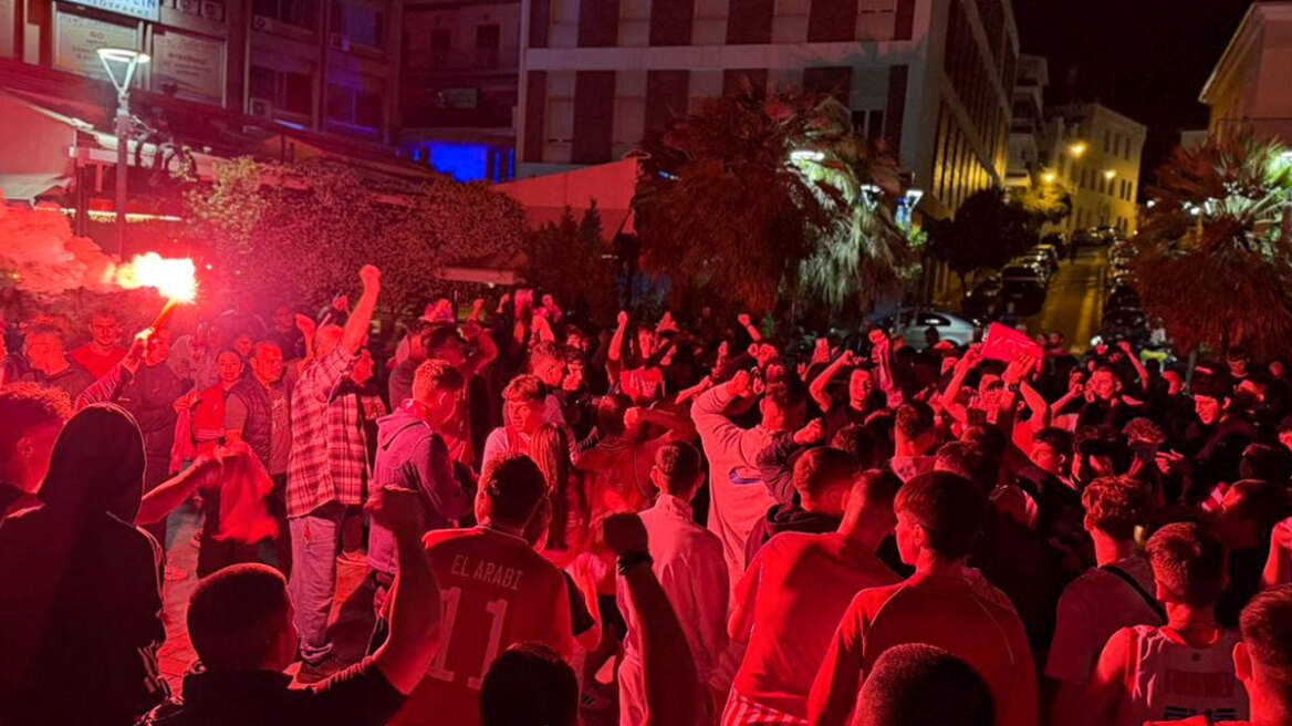 Από τη Λαμία μέχρι την Πάτρα κι από τη Σάμο έως το Ηράκλειο: «Πάρτι» σε όλη την Ελλάδα για την κατάκτηση της Euroleague από τον Ολυμπιακό, βίντεο και φωτογραφίες