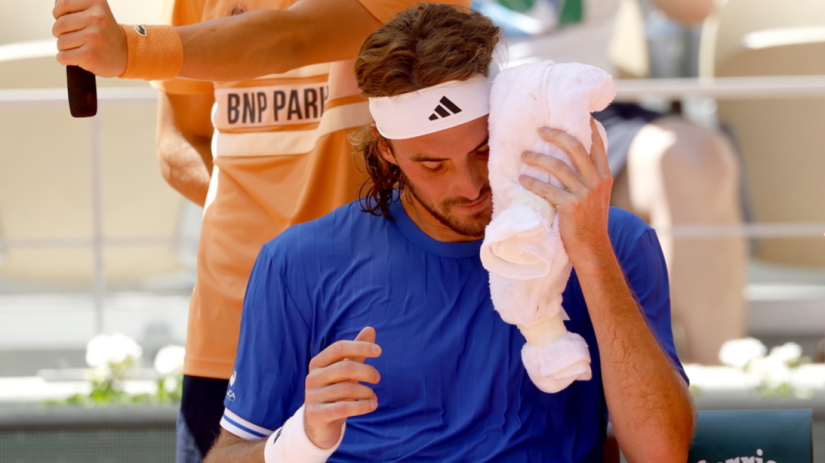 Τσιτσιπάς για τον καύσωνα στο Roland Garros: Αντέχω την ζέστη, με βοηθάει στο παιχνίδι μου 