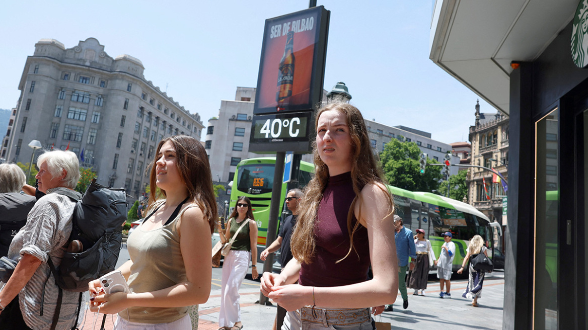 «Ψήνονται» Βρετανία, Γαλλία και Ισπανία με 39άρια, πότε υποχωρούν οι υψηλές θερμοκρασίες: Δείτε βίντεο