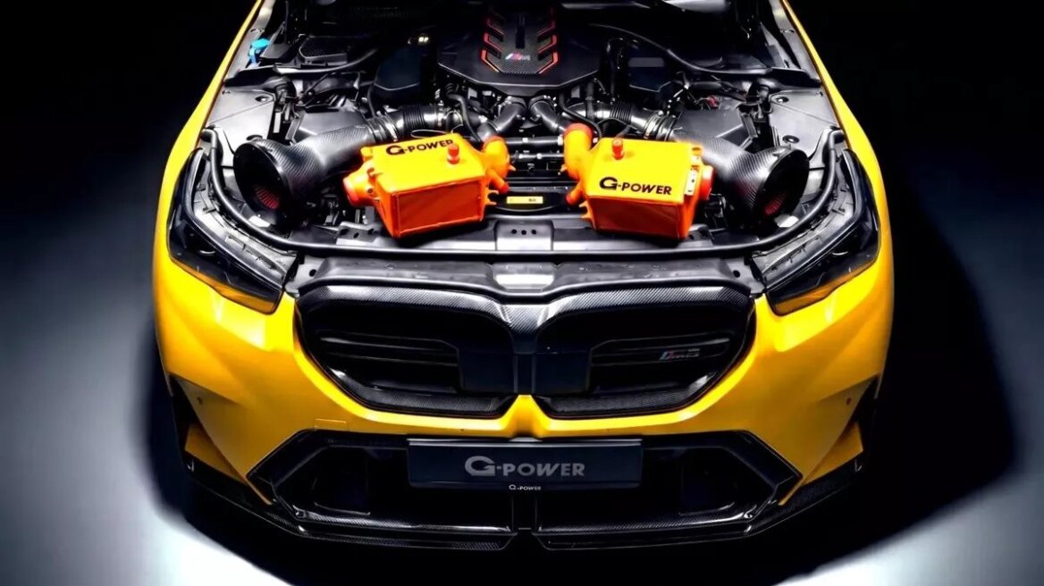 Μια BMW M5 με αντίστοιχη ισχύ της Veyron