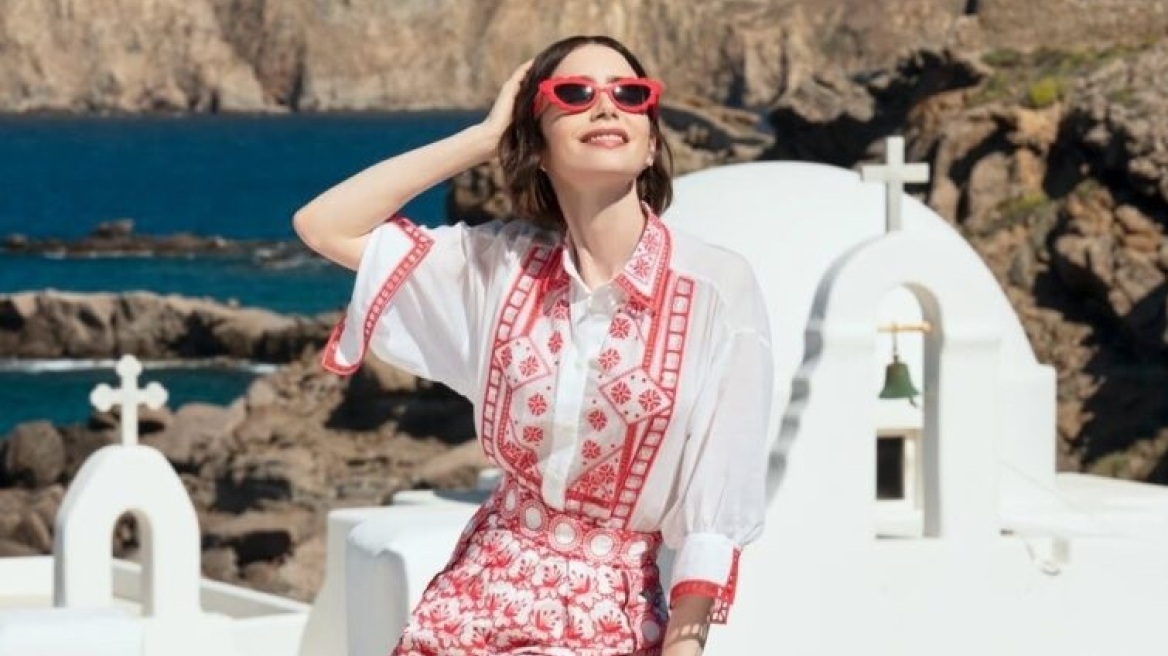 Emily in Paris: Νέο βίντεο με το cast της σειράς να απολαμβάνει το ελληνικό καλοκαίρι
