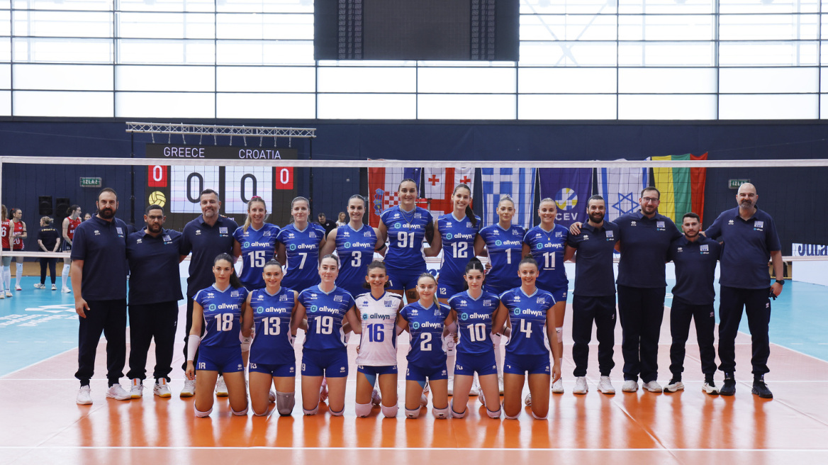 European League γυναικών: Ιδανική πρεμιέρα για την Εθνική, νίκησε 3-1 την οικοδέσποινα Κροατία

