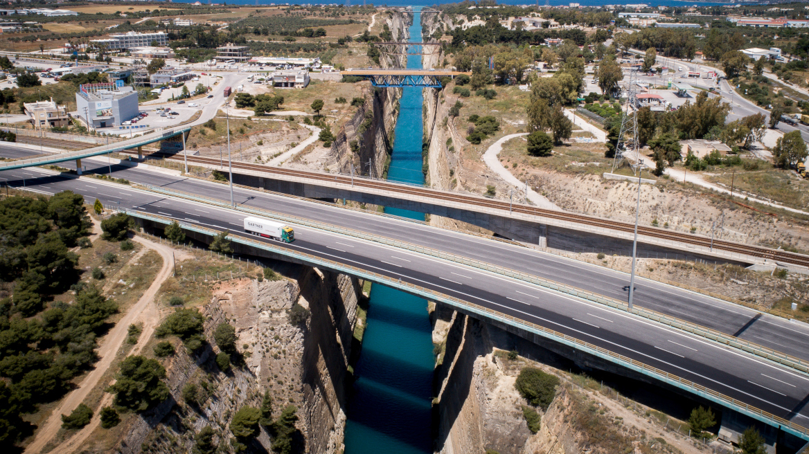 Απαγόρευση κυκλοφορίας φορτηγών από 16 - 20 Ιουνίου στην γέφυρα της Διώρυγας της Κορίνθου στο ρεύμα προς Αθήνα