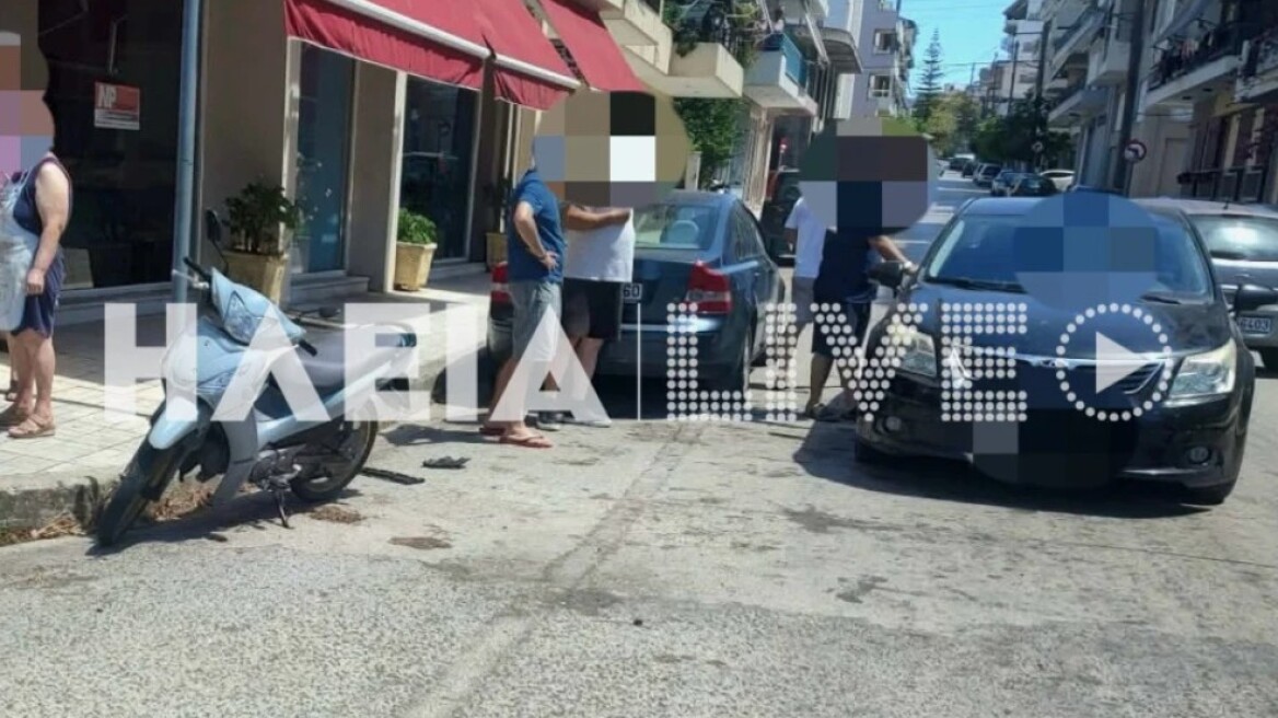 Μπαράζ τροχαίων στον Πύργο, δύο συνολικά τραυματίες, δείτε φωτογραφίες 