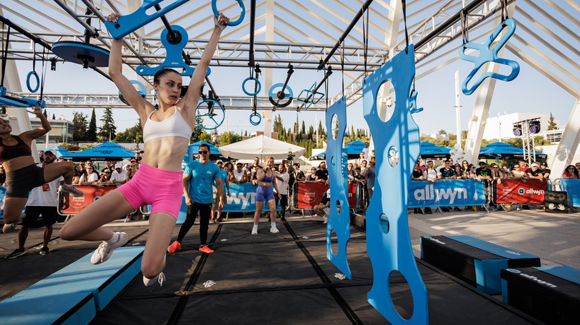 Από το ΟΑΚΑ στην … Ιαπωνία: Το Allwyn Fitness Challenge (Ninja Warrior) που απογείωσε το BeWell Festival