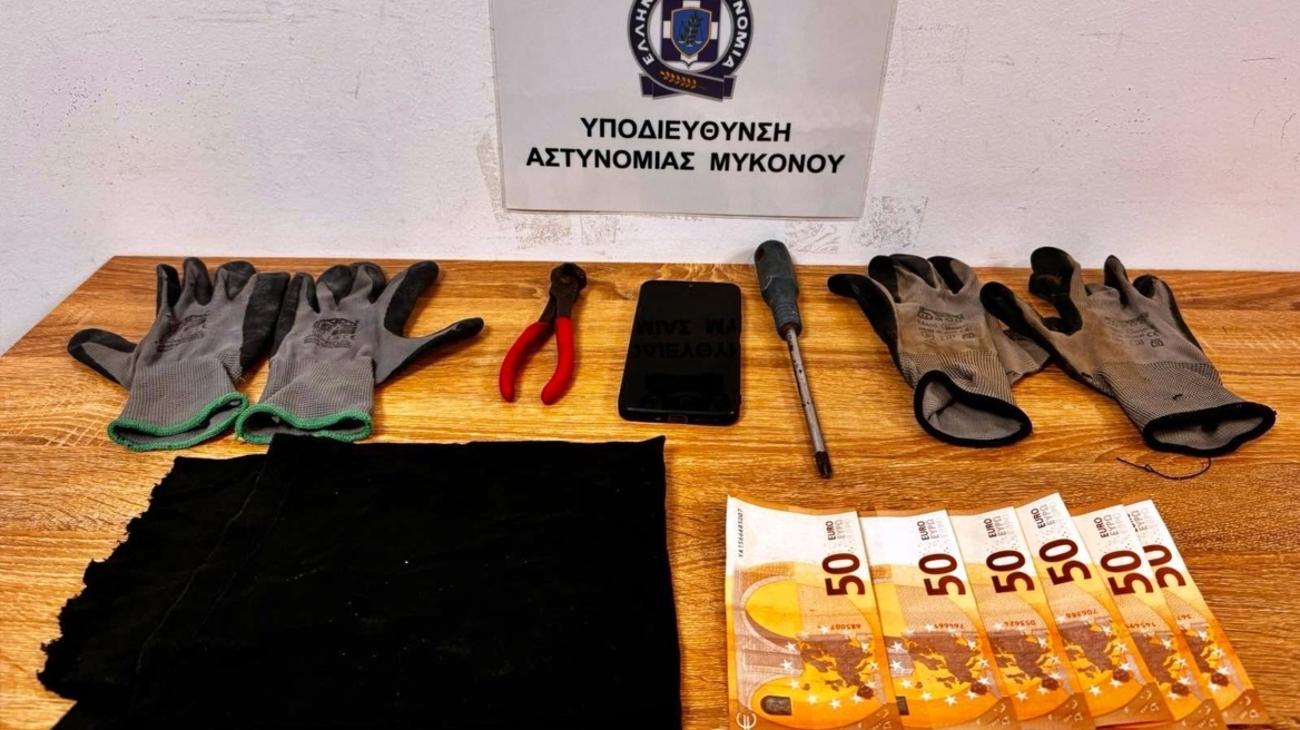 Μύκονος: Συνελήφθησαν δύο Αλβανοί για κλοπές από εργοτάξια ξενοδοχειακών μονάδων