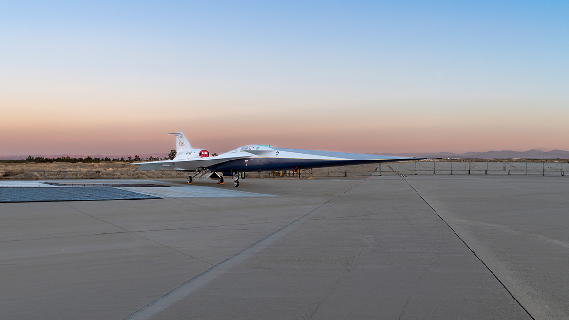 NASA X-59: Το υπερηχητικό αεροσκάφος που αλλάζει την αεροπορία έφτασε 1.480 χλμ./ώρα
