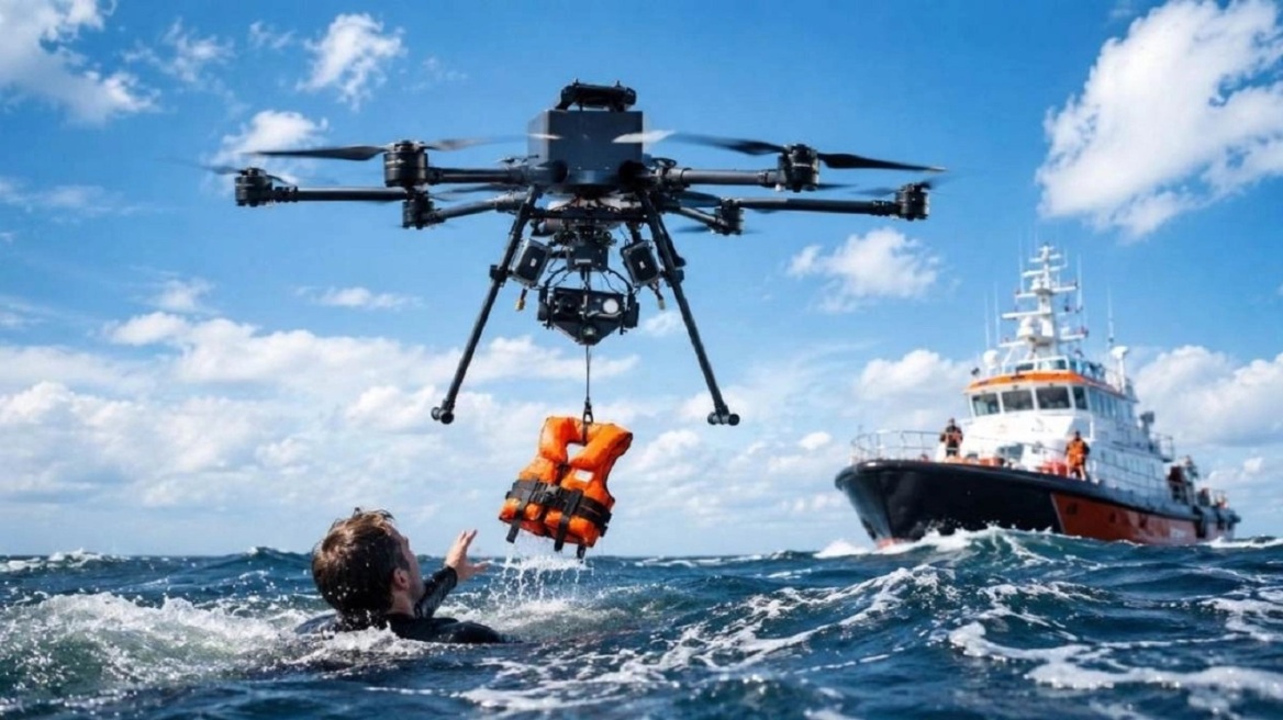 Έλληνας ερευνητής στη Δανία σχεδιάζει drone για τη διάσωση ναυαγών