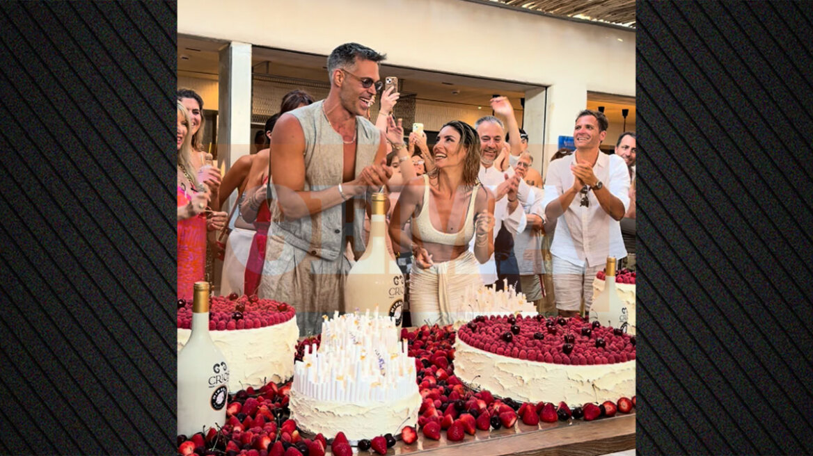Το γαμήλιο πάρτι της Αθηνάς Οικονομάκου και του Μπρούνο Τσερέλα στην Πάρο, δείτε αποκλειστικές φωτογραφίες και βίντεο 