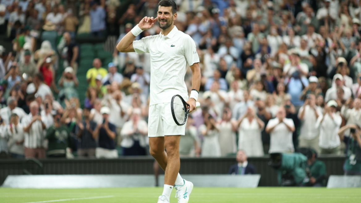 Wimbledon: Η φοβερή βουτιά του Τζόκοβιτς που του χάρισε την πρόκριση στον 4ο γύρο, βίντεο 