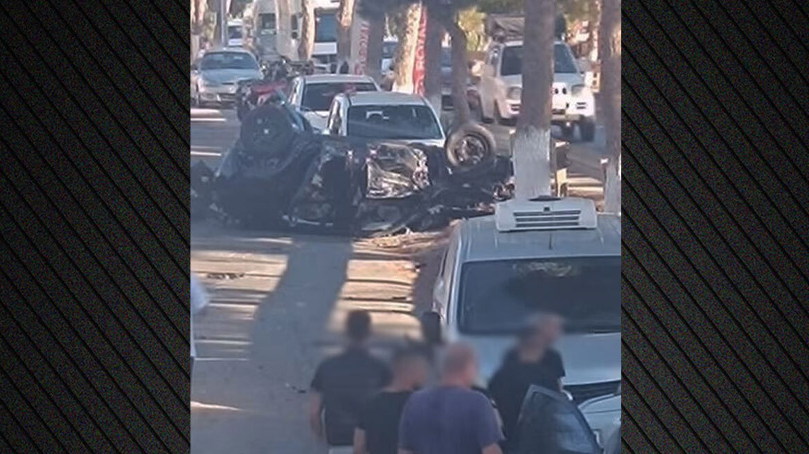 Μεθυσμένος ο οδηγός του «ιπτάμενου» αυτοκινήτου στην Κρήτη, συνελήφθη ο τουρίστας 