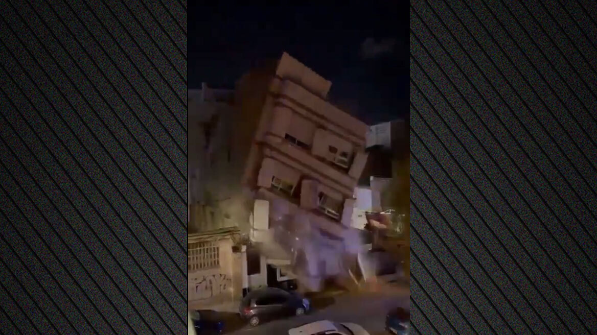 Κατέρρευσε τριώροφη πολυκατοικία στη Βαλένθια, οι κάτοικοι εκκένωσαν το κτίριο λίγα λεπτά πριν, δείτε βίντεο