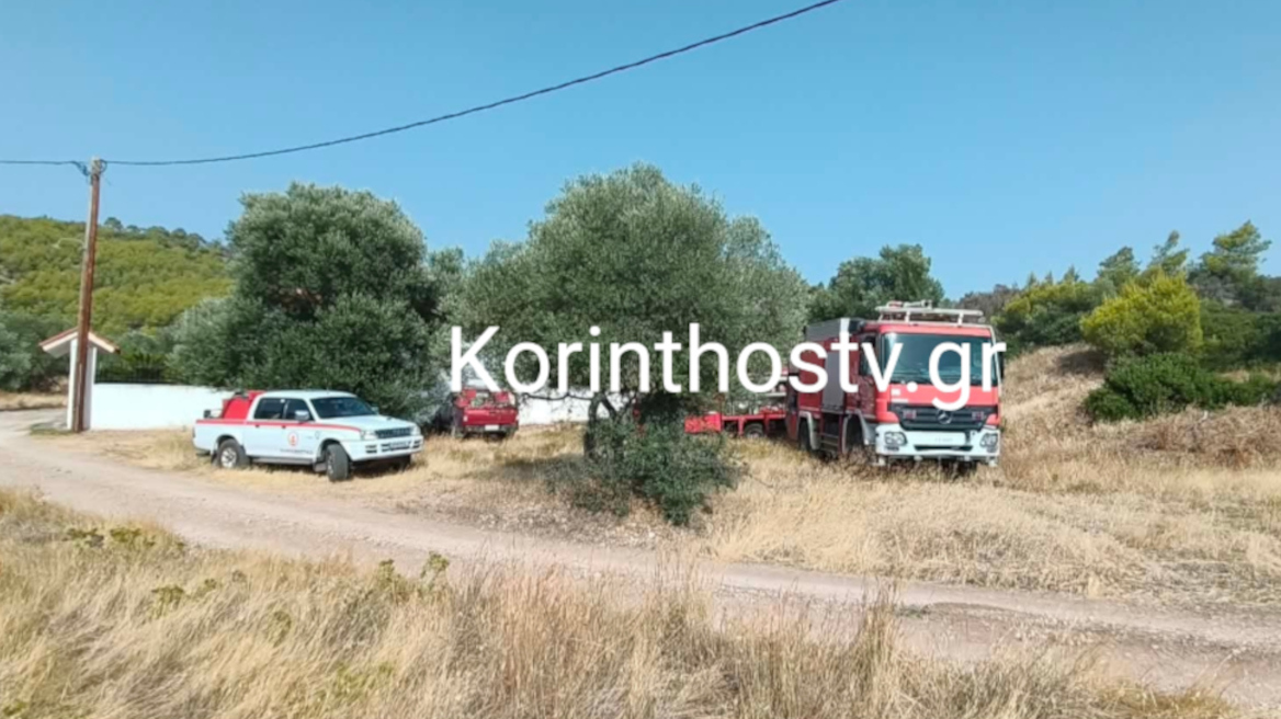 Έσβησε η φωτιά στην Περαχώρα Λουτρακίου στη λίμνη Βουλιαγμένης