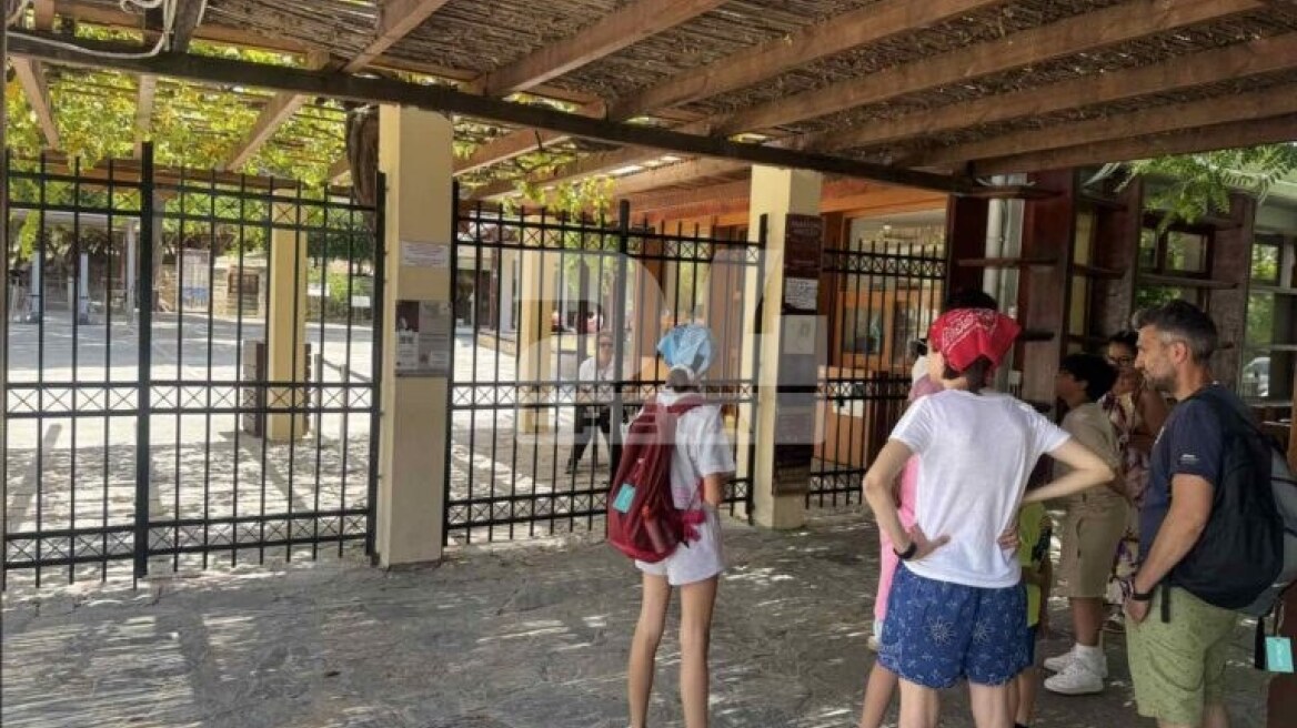 Κλειστή και σήμερα η Κνωσός λόγω καύσωνα, δείτε φωτογραφίες