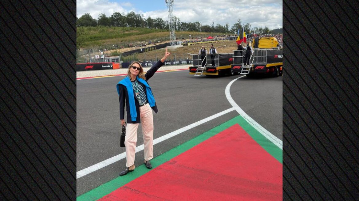 Η Βίκυ Καγιά βρέθηκε στο Grand Prix του Βελγίου: «Καθαρή αδρεναλίνη»