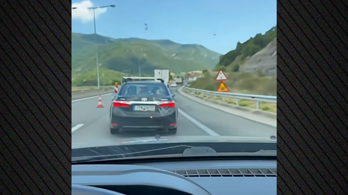 Ταλαιπωρία για τους οδηγούς με ταχύτητες που δεν ξεπερνούν τα 10 χλμ/ώρα στον κόμβο της Χρυσοβίτσας στην Εγνατία Οδό, σε μια λωρίδα η κυκλοφορία, βίντεο 