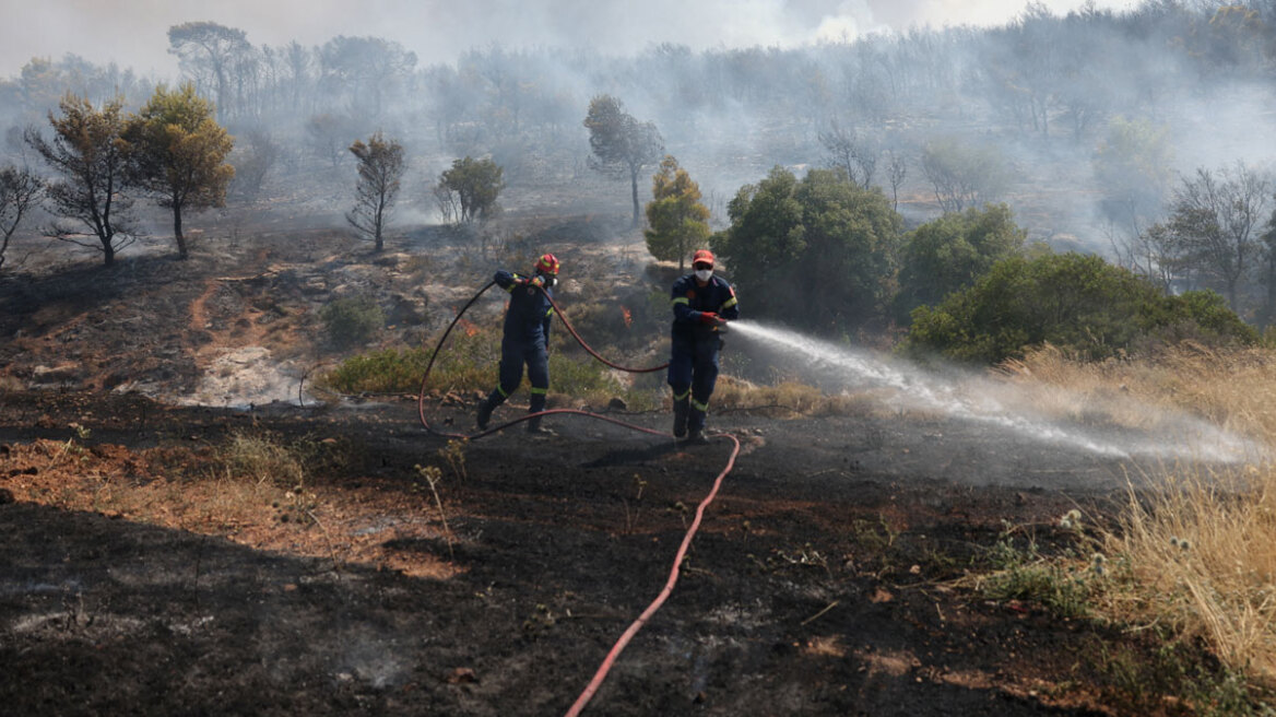 Βελτιωμένη η εικόνα της πυρκαγιάς στη Δυτική Αττική, από Ψάθα προς Λούμπα το πιο ενεργό μέτωπο, «το μεγάλο στοίχημα είναι μετά τις 13:30»