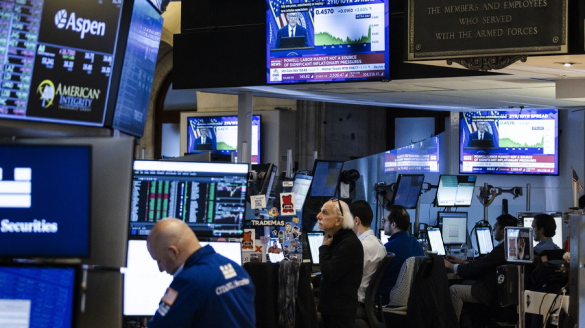 Νευρικότητα στη Wall Street - Πετρέλαιο και πληθωρισμός κρατούν σε εγρήγορση τους επενδυτές