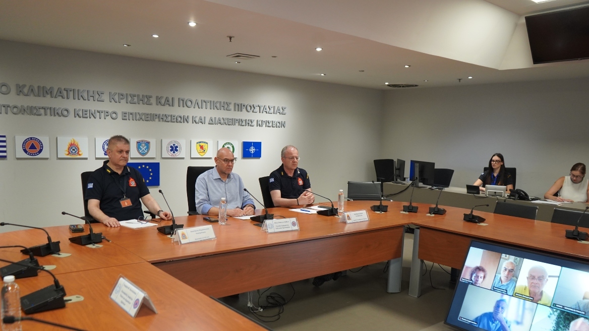 Συνεδρίασε η Επιτροπή Εκτίμησης Κινδύνου για τους θυελλώδεις ανέμους, έως 9 μποφόρ την Παρασκευή
