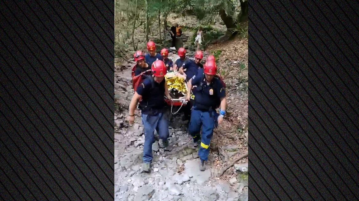 Επιχείρηση για τη διάσωση 50χρονης στον Όλυμπο που τραυματίστηκε κατά τη διάρκεια πεζοπορίας, δείτε βίντεο