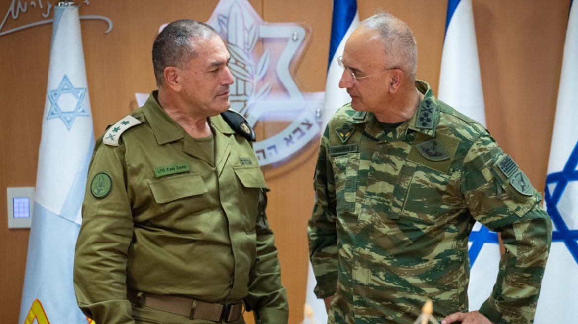 Στο Ισραήλ ο αρχηγός ΓΕΕΘΑ Δημήτρης Χούπης, συναντήθηκε με τον αρχηγό των IDF