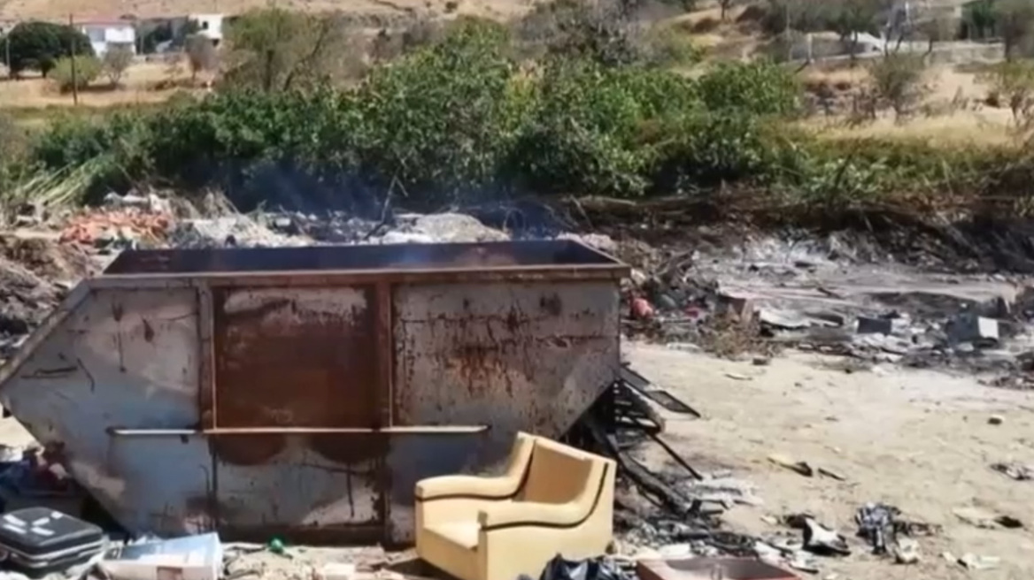 Συνελήφθη αντιδήμαρχος για την φωτιά στη Λήμνο, στο «μικροσκόπιο» ανεξέλεγκτη χωματερή