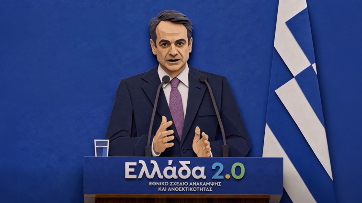Με ΑΙ βίντεο ο Μητσοτάκης κάνει τον απολογισμό του Ελλάδα 2.0: Ο εκσυγχρονισμός δεν έχει ημερομηνία λήξης, επόμενος σταθμός το 2030