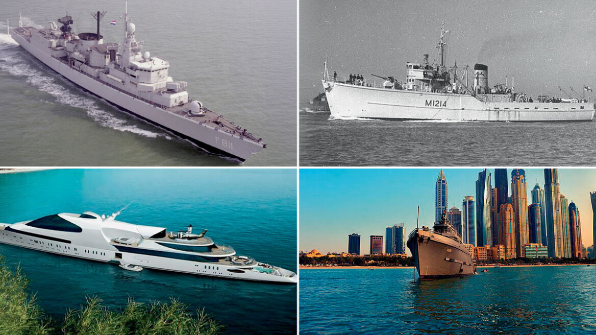 Super yachts με... παράσημα πολέμου: Τα στρατιωτικά πλοία που έγιναν πολυτελείς θαλαμηγοί 
