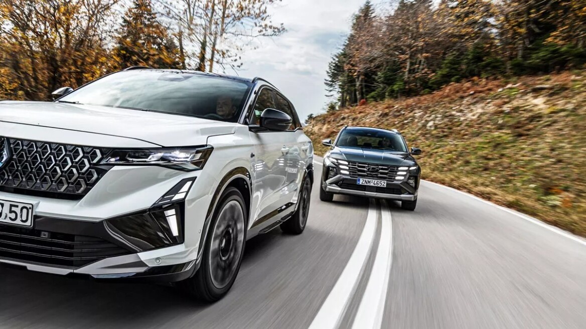 Συγκρίνουμε το υβριδικό Hyundai Tucson 4WD με το υβριδικό Renault Austral - Πόσο κοστίζουν στην Ελλάδα;