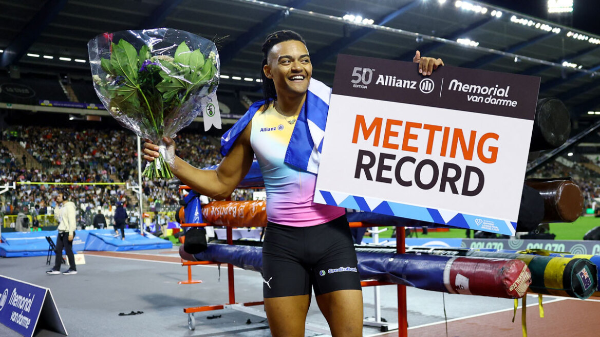 Πρώτος ο Καραλής στον τελικό του Diamond League, πέρασε τα 6.12μ και πήρε το ρεκόρ αγώνων από τον Ντουπλάντις, βίντεο 