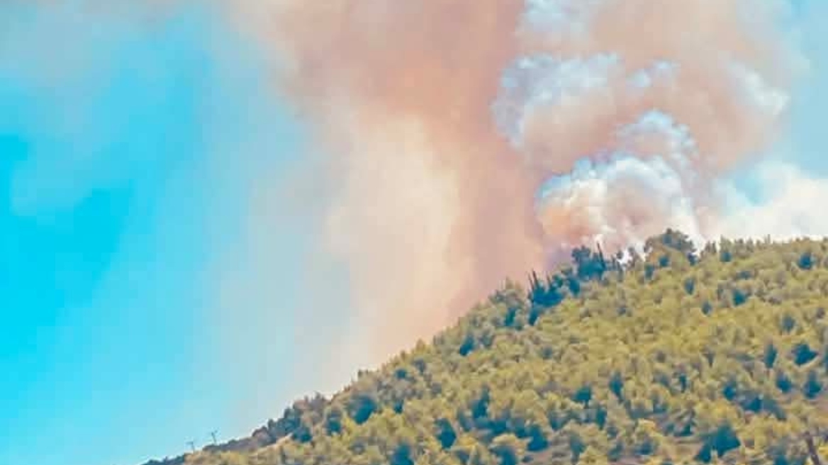Φωτιά σε δασική έκταση στην Τανάγρα μετά την πτώση του Phantom στο Athens Flying Week, ήχησε το 112