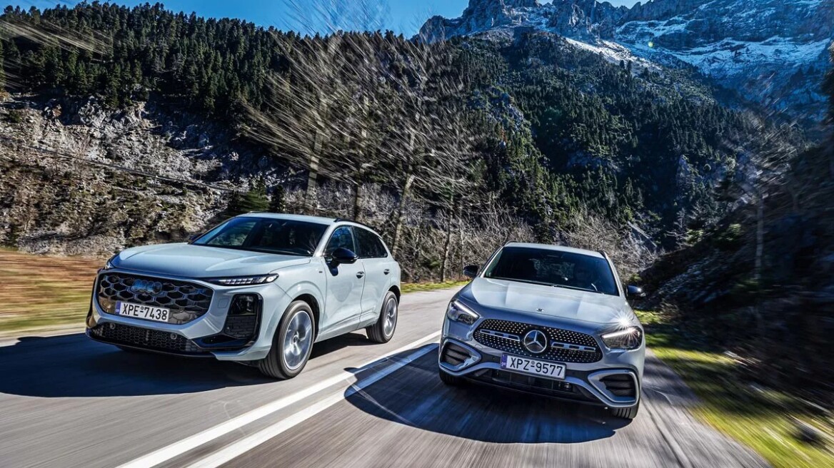 Συγκρίνουμε το Audi Q3 1.5 TFSI Hybrid με τη Mercedes GLA 200 MHEV