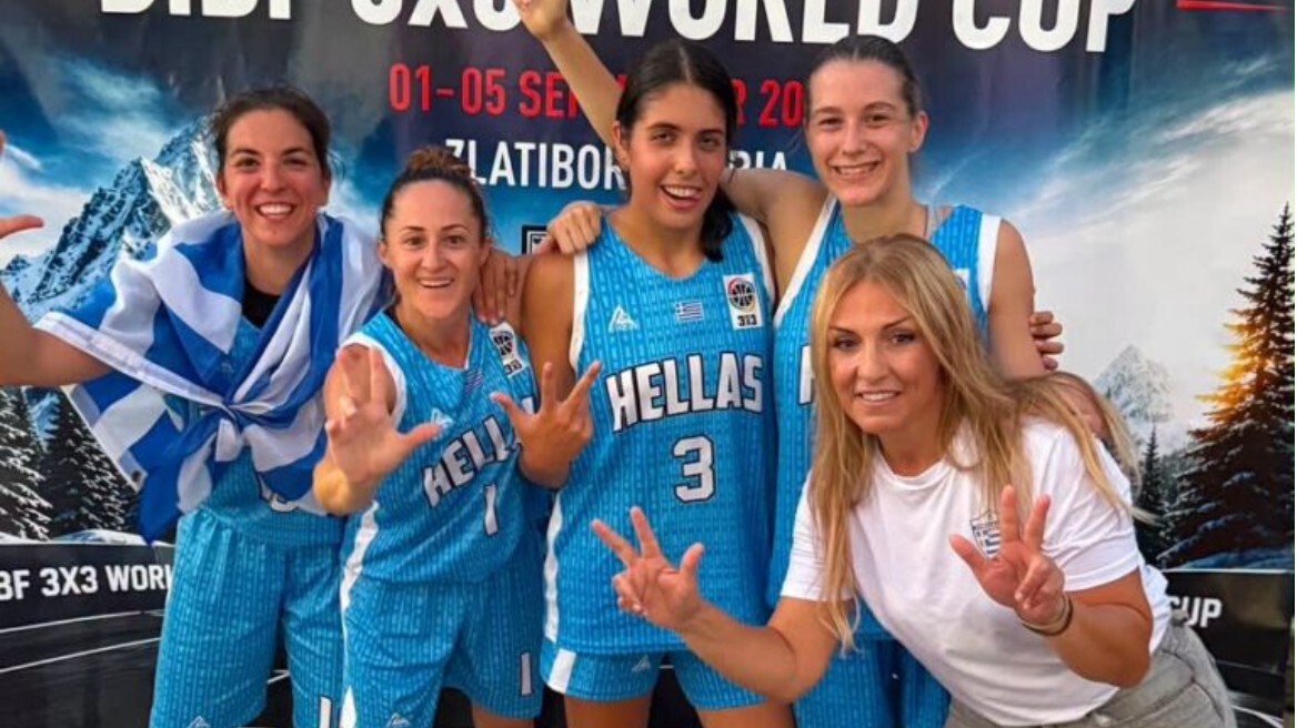 Χάλκινo μετάλλιο για την Εθνική Γυναικών 3×3 Μπάσκετ Κωφών στο Παγκόσμιο Κύπελλο στη Σερβία