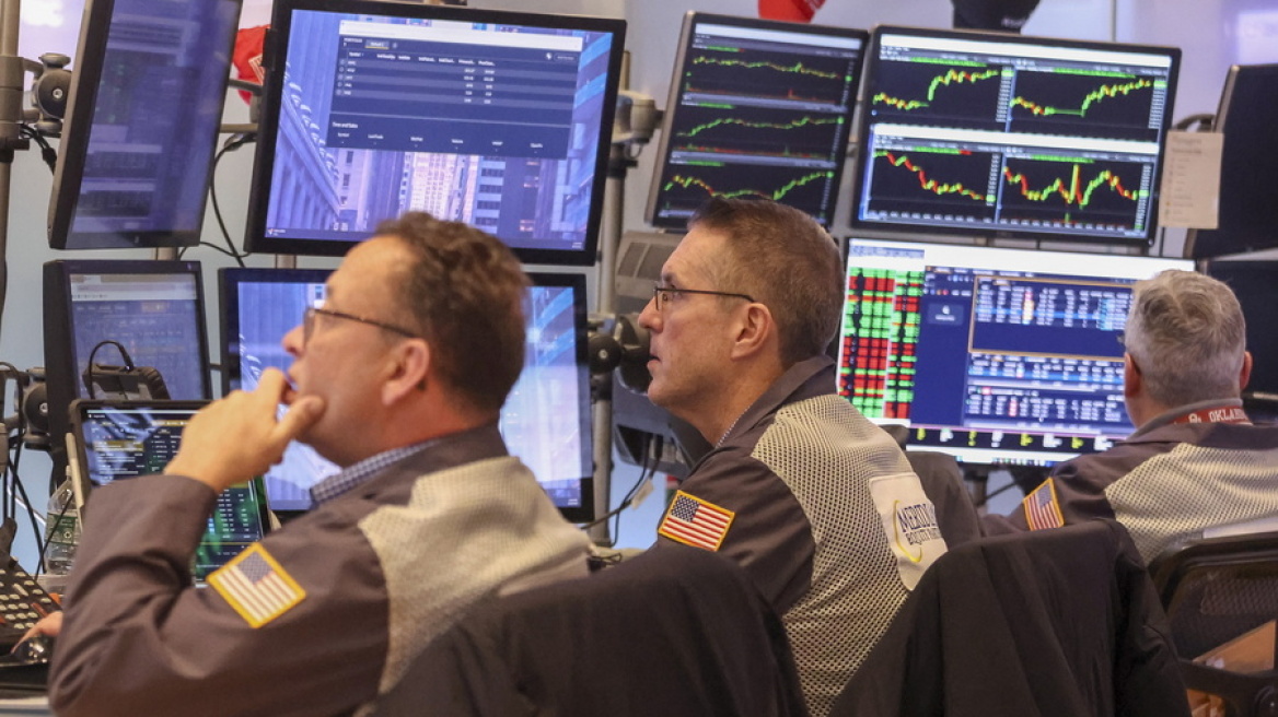 Τετραήμερο καθοδικό σερί για τη Wall Street - Στο κόκκινο όλοι οι δείκτες