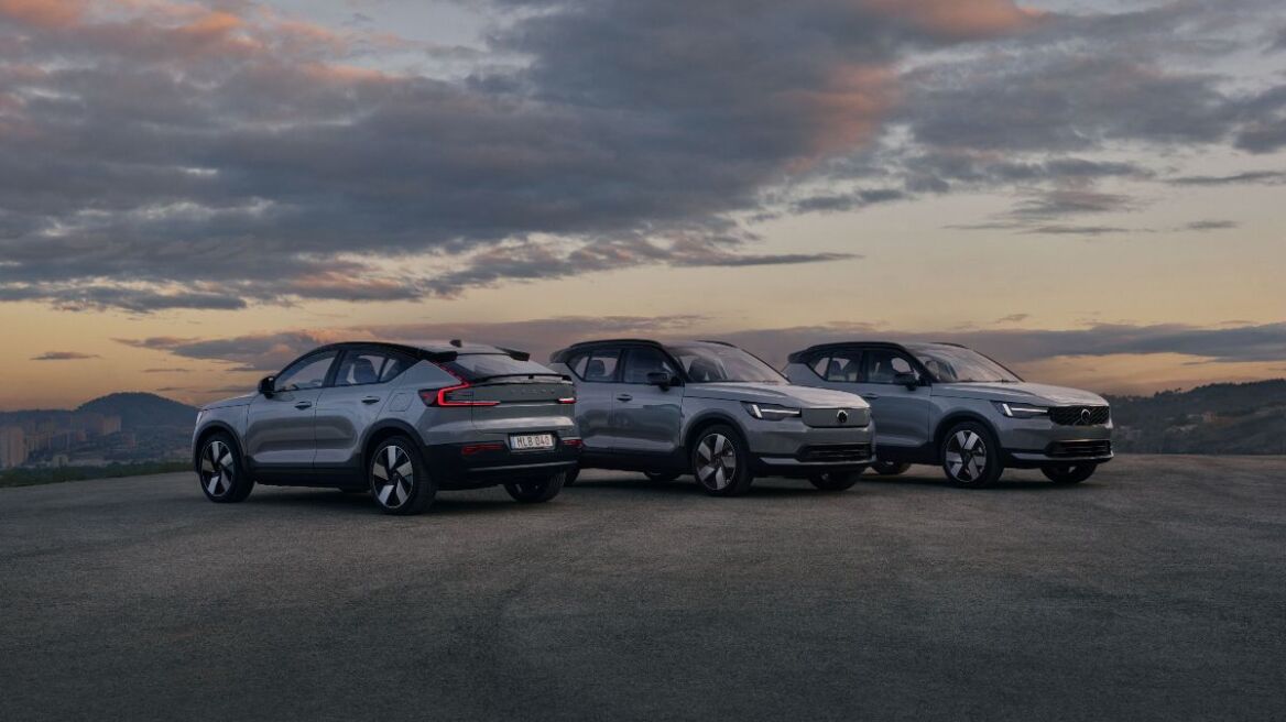 Ιδού τα νέα Volvo XC40, EX40 και EC40